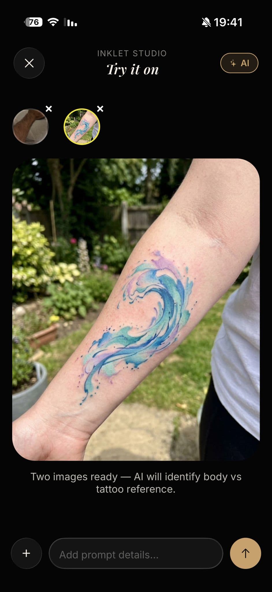 Tattoo preview reference